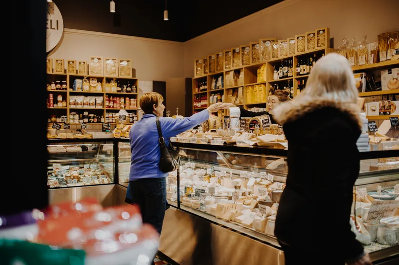 Butikssäljare, delikatess